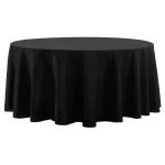 Mantel Redondo Negro 3 mts