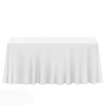 Mantel Rectangular Blanco 1,8 mts